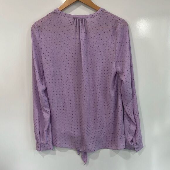 Dana Buchman medium lavender long sleeve blouse - Picture 6 of 6